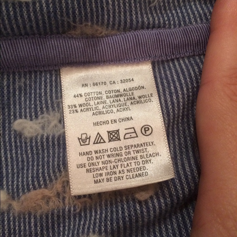 #SWT2 ANTHROPOLOGIE SOUTHWEST BLANKET SWEATER - Picture 7 of 7